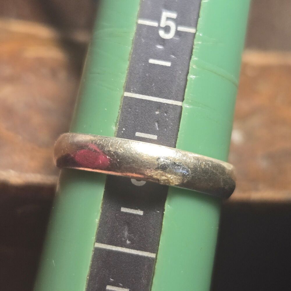 Reddish stone Vintage Sterling Silver Ring Sz 6 - Picture 6 of 6